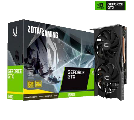 Placa de Video Zotac GeForce GTX 1660 6GB